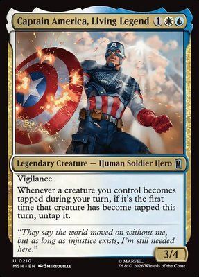 Captain America, Living Legend, Normal