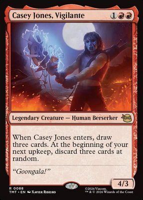 Casey Jones, Vigilante, Normal, Regular Foil