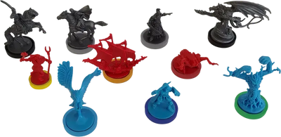 Війна Персня доповнення: Кольорові бази - War of The Ring Colored Plastic Rings - Expansion