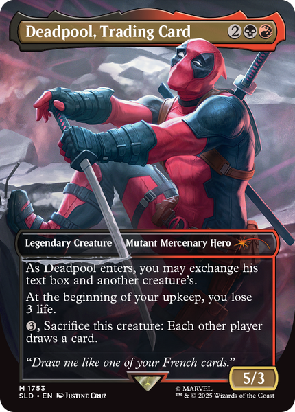 Secret Lair - Marvel's Deadpool (Magic the Gathering Подарунковий Набір)