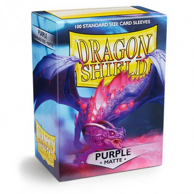 Протектори для карт Dragon Shield: Matte Purple (66 х 91 мм, 100 шт, Magic the Gathering)