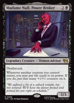 Madame Null, Power Broker, Normal, Regular Foil