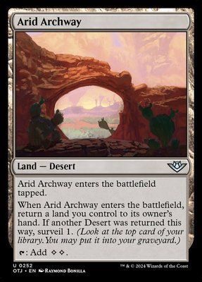 Arid Archway, Normal