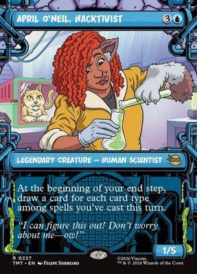 April O'Neil, Hacktivist, Borderless, Showcase, Regular Foil