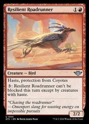 Resilient Roadrunner, Normal