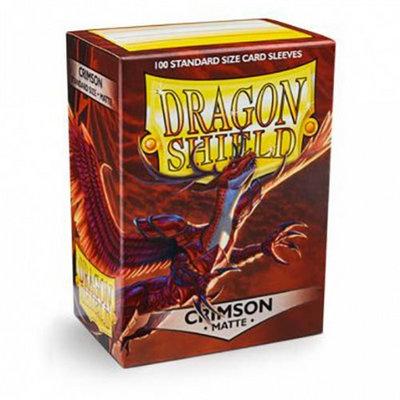 Протектори для карт Dragon Shield: Matte Crimson (66 х 91 мм, 100 шт, Magic the Gathering)