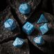 Набір кубиків Elvish Glacier & white Dice Set