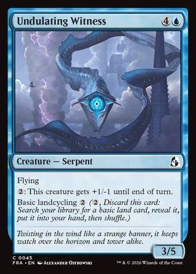 Undulating Witness, Normal