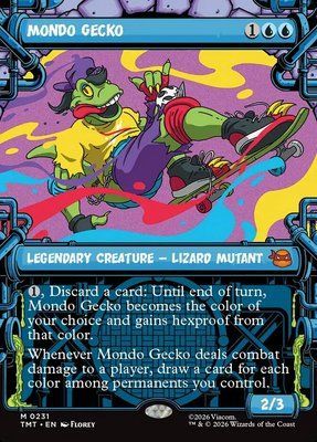 Mondo Gecko, Borderless, Showcase, Regular Foil