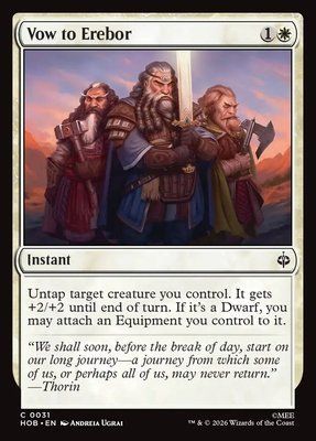 Vow to Erebor, Normal, Regular Foil