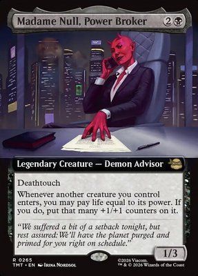 Madame Null, Power Broker, Extended, Regular Foil