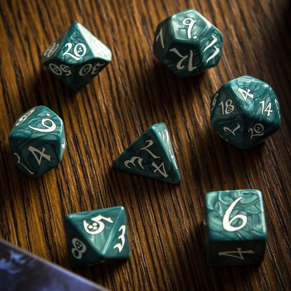 Набір кубиків Classic RPG Stormy & white Dice Set