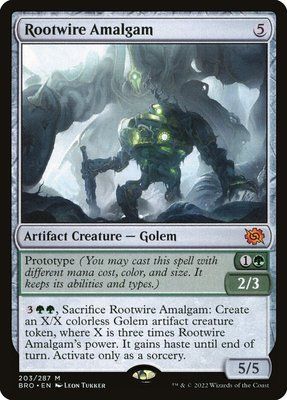 Rootwire Amalgam, Normal