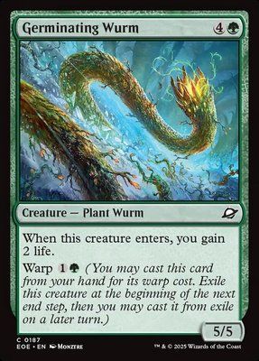 Germinating Wurm, Normal