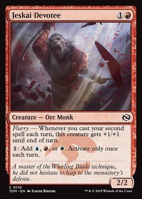 Jeskai Devotee, Normal