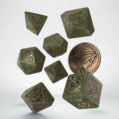 Набір кубиків The Witcher Dice Set. Triss - The Fourteenth of the Hill
