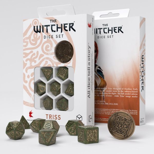 Набір кубиків The Witcher Dice Set. Triss - The Fourteenth of the Hill