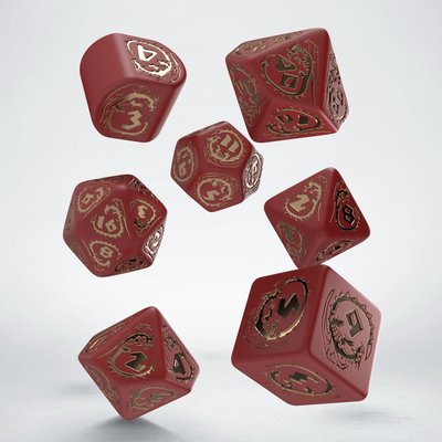 Набір кубиків Dragons Modern Dice Set: Ruby