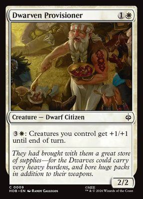 Dwarven Provisioner, Normal