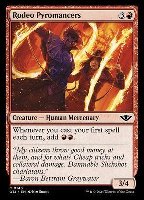 Rodeo Pyromancers, Normal