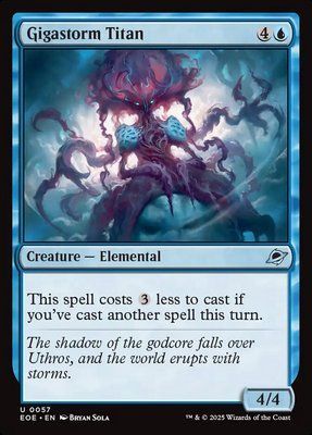 Gigastorm Titan, Normal, Regular Foil