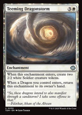 Teeming Dragonstorm, Normal, Regular Foil