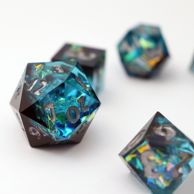 Набір кубиків ручної роботи "Рій Метеоритів: Синій"