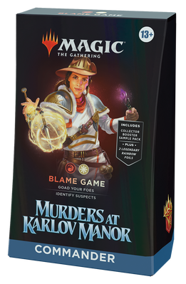 Murders at Karlov Manor: Blame Game Commander Deck (Magic the Gathering Колода Командира)