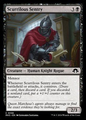 Scurrilous Sentry, Normal