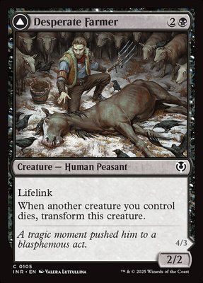 Desperate Farmer // Depraved Harvester, Normal