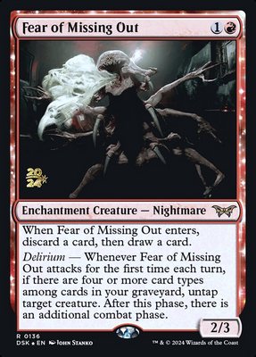 Fear of Missing Out, Normal, Promo, Regular Foil