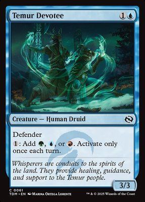Temur Devotee, Normal