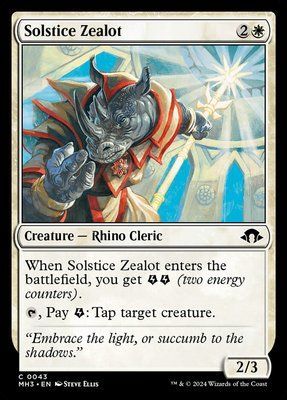Solstice Zealot, Normal