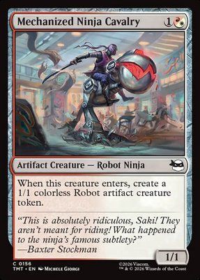 Mechanized Ninja Cavalry, Normal, Regular Foil