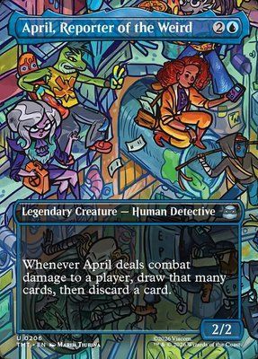 April, Reporter of the Weird, Borderless, Regular Foil