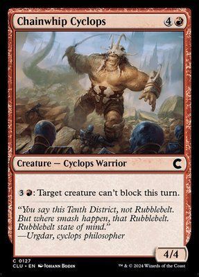 Chainwhip Cyclops, Normal