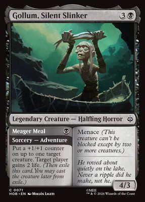 Gollum, Silent Slinker // Meager Meal, Normal