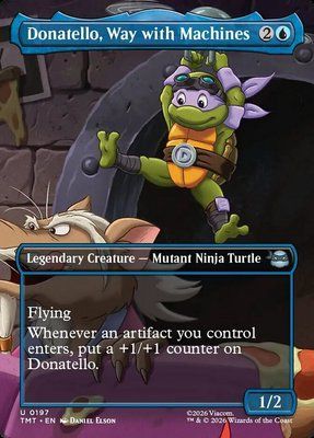 Donatello, Way with Machines, Borderless, Regular Foil
