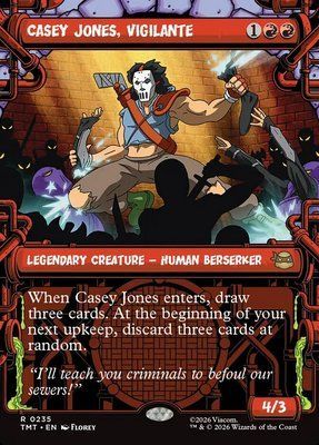 Casey Jones, Vigilante, Borderless, Showcase