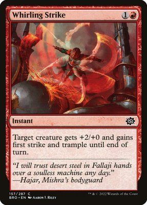 Whirling Strike, Normal