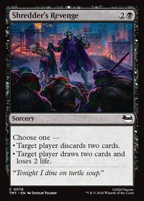 Shredder's Revenge, Normal, Regular Foil