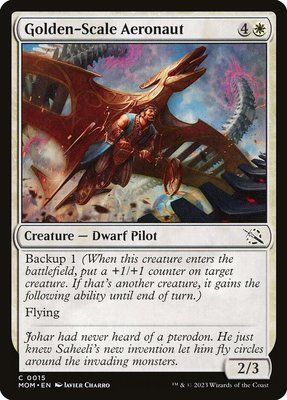 Golden-Scale Aeronaut, Normal
