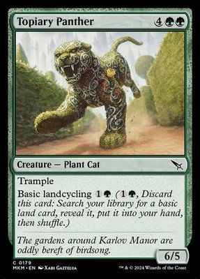 Topiary Panther, Normal