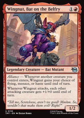Wingnut, Bat on the Belfry, Normal