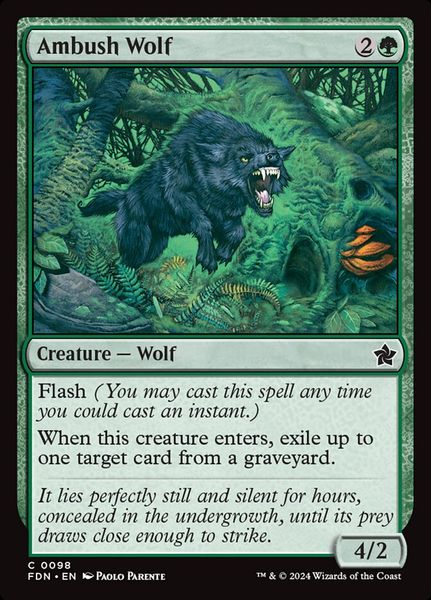 Ambush Wolf, Normal