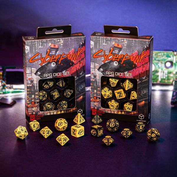 Набір кубиків Cyberpunk Red Dice Set: Danger Zone