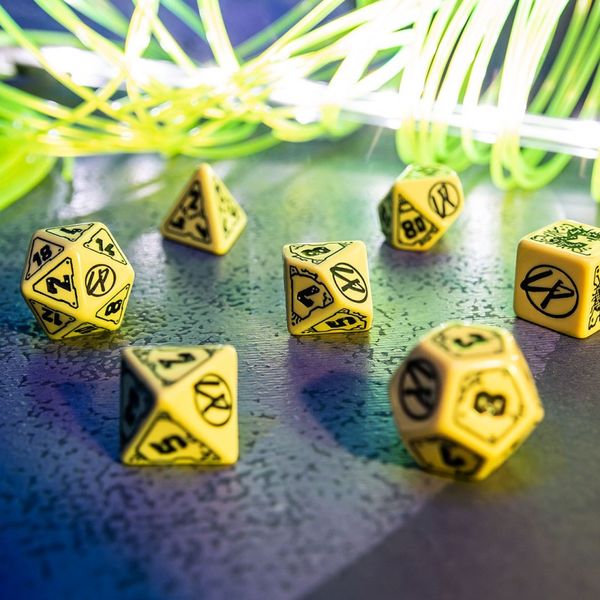 Набір кубиків Cyberpunk Red Dice Set: Danger Zone