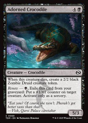 Adorned Crocodile, Normal