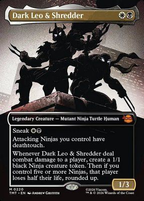 Dark Leo & Shredder, Borderless, Regular Foil