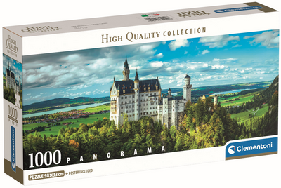 Пазли The Neuschwanstein Panorama, 1000, Clementoni